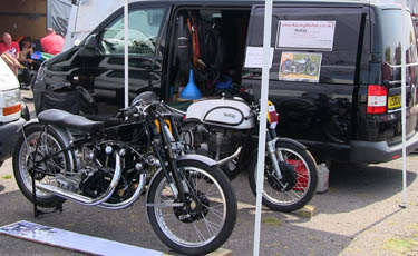 Racing Vincent at 1000 Bike Festival